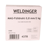 Fülldraht 0,8 mm 2 kg D200 MIG/MAG-Schweißdraht NoGas WELDINGER