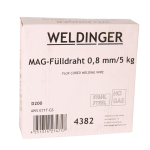 Fülldraht 0,8 mm 5 kg D200 MIG/MAG-Schweißdraht NoGas WELDINGER