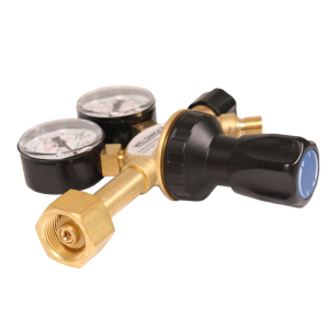 WELDINGER PRO Druckminderer Messing fr Sauerstoff/O2-Mehrwegflaschen