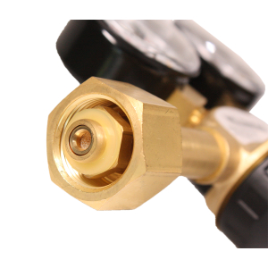 WELDINGER PRO Druckminderer Messing fr Sauerstoff/O2-Mehrwegflaschen