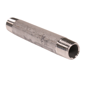 Rohrdoppelnippel 1/4 rechts x 80 mm V2A Edelstahl