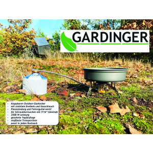 Camping-Gaskocher GK3900 1-flammig fr Schraubkartuschen Gardinger
