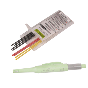 Pica-DRY Ersatzminen 2,8 mm wasserlslich abwischbar (Graphit, Rot, Gelb)