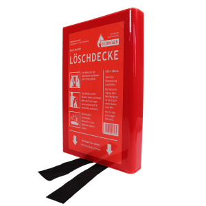 EXDINGER Feuerlschdecke 100x100 cm in Kunststoffbox gem DIN EN 1869:2001 (auch fr Fettbrnde)