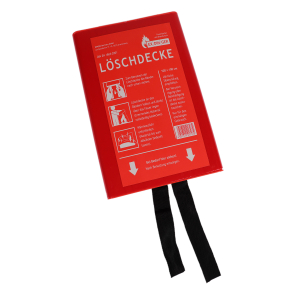 EXDINGER Feuerlschdecke 100x100 cm in Kunststoffbox gem DIN EN 1869:2001 (auch fr Fettbrnde)