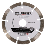 WELDINGER Diamant-Trennscheibe Ø 125 mm x 22,23 mm Beton