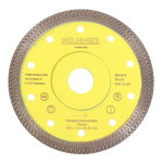 WELDINGER Diamant-Trennscheibe Ø 125 mm x 22,23 mm...