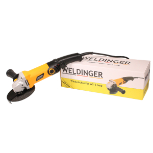 WELDINGER Zweihand-Winkelschleifer WS-2 950 W 125 mm Spindelarretierung 5 m Kabel