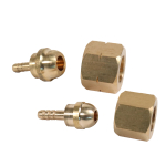 Anschlußset für Chinabrenner Mini  1/4" u. 3/8" links (z.B. Little Torch)