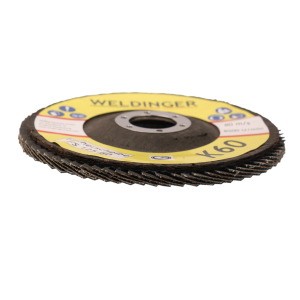 WELDINGER Fcherscheibe 125 x 22,23 K60 Schleifmopteller Lamellenscheibe 10 Stck