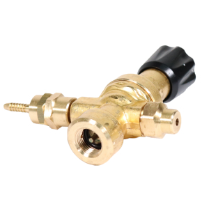 Druckminderer O M12x1 re ohne Manometer Schlauchanschluss  fr Einwegflaschen von WELDINGER