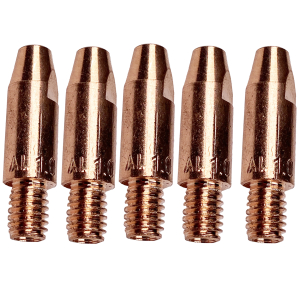 Stromdsen fr ALU M6 1,0 mm 28mm 5 Stck fr Brenner 250 speziell Aluminium