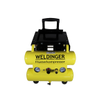 FK95 pro mobile WELDINGER Flüsterkompressor 750 W...