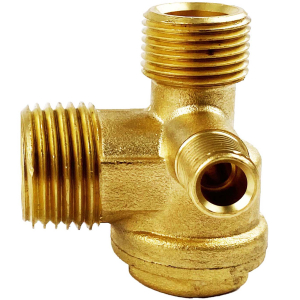 Rckschlagventil 4 links 1/2 mit Entlftungsanschluss  fr WELDINGER Flsterkompressor FK320 pro up