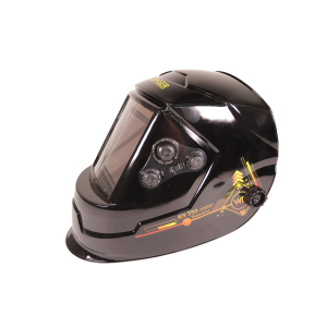 Set WELDINGER EW201dig pro digitaler Elektrodenschweiinverter (Helm AH 350 + Elektroden + Hammer + Handschuhe)