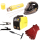 Set WELDINGER EW201dig pro digitaler Elektrodenschweißinverter (Helm AH 350 + Elektroden + Hammer + Handschuhe)