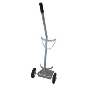 verzinkter Transportwagen fr 1x50 Liter technische Gasflasche Flaschenwagen