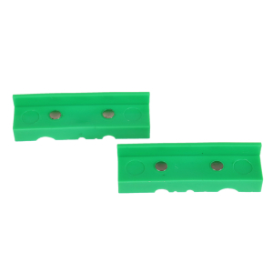 Universal Schraubstock-Kunststoff-Schutzbacken 2-teilig 115 mm magnetisch grün
