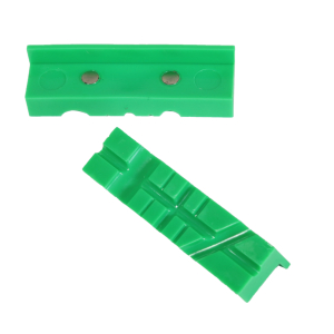 Universal Schraubstock-Kunststoff-Schutzbacken 2-teilig 115 mm magnetisch grün