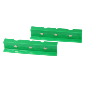 universal  Schraubstock-Kunststoff-Schutzbacken  2tlg 155mm magnetisch grn