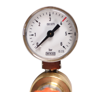 Druckregler mit Manometer  für Einweg Gasflaschen mit 7/16 Anschluss Multigas At2000 und andere