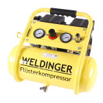 B-Ware: WELDINGER FK95 compact Flüsterkompressor750W...