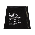 WIGpro Gr.M/9 Schweißerhandschuhe Rindnarbenleder schwarz mit Rindspaltleder-Stulpe