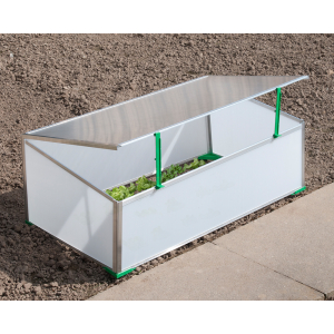 Frhbeet 1-fach 0,57 m Kleingewchshaus 98,5 cm x 60 cm made in Germany