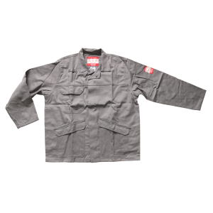 Schweißschutzkleidung Jacke Gr. XXL Bizflame Pro Grau schwer entflammbar Schweißerjacke