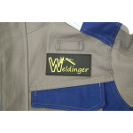 Schweißschutzkleidung Jacke Gr.50/52- M Bizflame Ultra Graublau schwer entflammbar Schweißerjacke