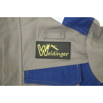 Schweißschutzkleidung Jacke Gr.54/56_XL Bizflame Ultra Graublau schwer entflammbar Schweißerjacke