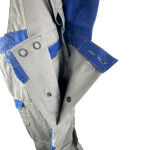 Schweißschutzkleidung Latzhose Gr. 56_XL Bizflame Ultra Bib & Brace Graublau schwer entflammbar