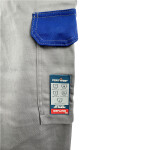 Schweißschutzkleidung Latzhose Gr. 56_XL Bizflame Ultra Bib & Brace Graublau schwer entflammbar