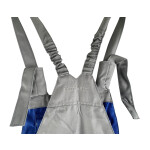 Schweißschutzkleidung Latzhose Gr. 56_XL Bizflame Ultra Bib & Brace Graublau schwer entflammbar