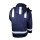 Schweißer- Winterjacke Gr. 64-66_XXL Parka Navy Reflexstreifen Kapuze schwer entflammbar