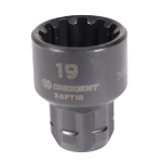 Durchsteckratsche mit Nußadapter 3/8" Bitadapter Stecknüsse Zoll/metrisch SAE/mm Satz 25-teilig