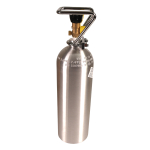 Alu- CO² 2Kg Gasflasche gefüllt 1,6kg leichter als Stahl