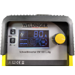 WELDINGER Elektroden-Schweißinverter EW 181 L dig (Lift WIG, Hot Start, Arc Force regelbar, VRD)
