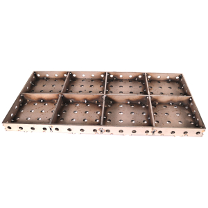 Schweitischplatte 800x400x50 Bausatz 16mm Lochsystem