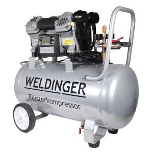 FK190 Alu pro WELDINGER Flsterkompressor 1500 W 3-12 bar 36 l Aluminiumtank nur 19 kg Gewicht