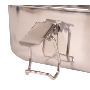 GARDINGER Lunchbox Edelstahl Einzelfach wasserdicht mit Silikondichtung