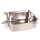GARDINGER Lunchbox Edelstahl Einzelfach wasserdicht mit Silikondichtung18x13,5x6cm