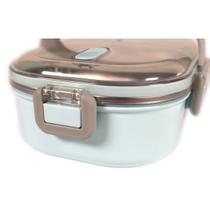 GARDINGER Lunchbox Kunststoff zweigeteilte Edelstahleinlage wasserdicht fr Schule Kindergarten