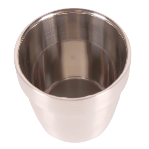 Kaffeebecher Edelstahl 180 ml doppelwandig fr Kaffeautomaten GARDINGER