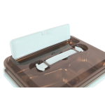 GARDINGER Lunchbox Kunststoff mit Edelstahleinlage Besteckfach Tragegriff für Essen to go