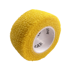 Werkstattpflaster FlexiDose mit gelbem Pflaster Fingerverband von WELDINGER Dose mit gelbem Pflaster