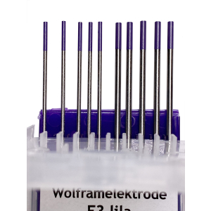 WIG-Wolframelektrode E3W lila BOX mit 5x1,6mm 5x2,4mm