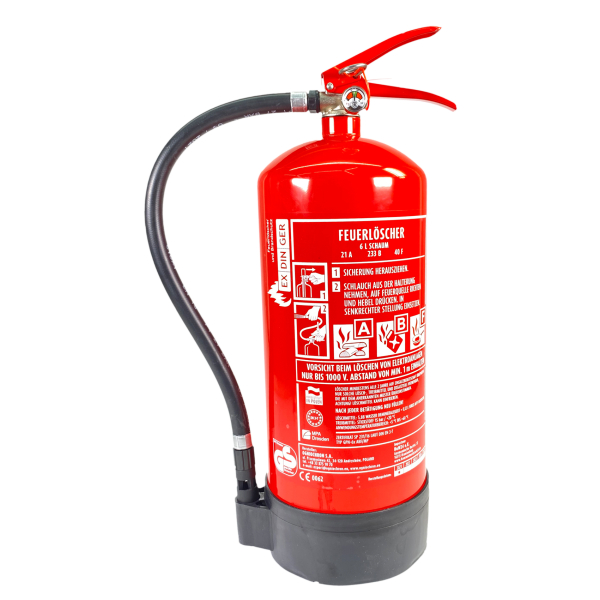 Feuerlöscher Schaum GW-6X AB 6l, 49,99 €