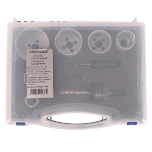 HSS-Co8 PROFILINE Bimetall-Lochsgen silber 11-tlg. in Kunststoffkoffer