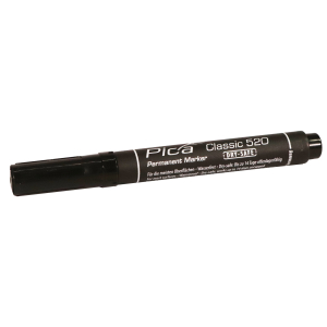 Pica Classic Permanentmarker, schwarz, Rundspitze 1-4mm